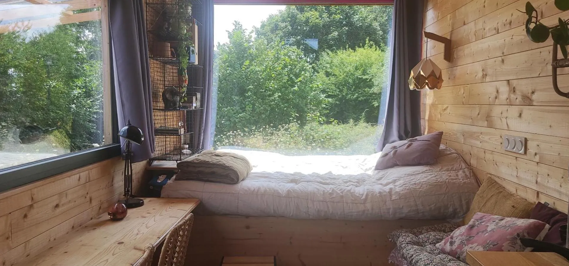 אוהל מפואר מלון Saint-Brieuc-de-Mauron Tiny House Bucolique צרפת